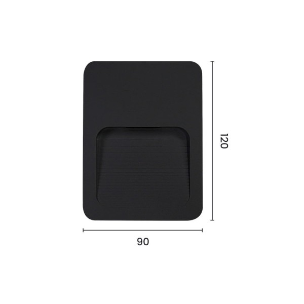 Encontraproduto.com.br - Balizador Astraled Leo de Sobrepor Led 2W Bivolt