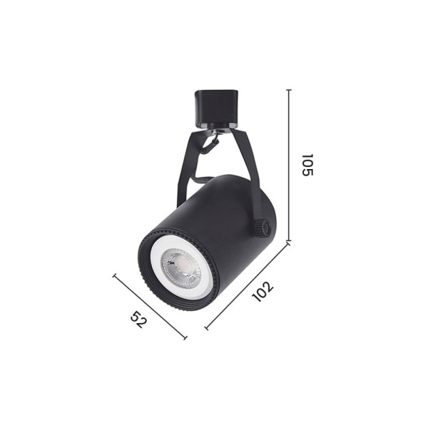 Encontraproduto.com.br - Spot Direcionável para Trilho Eletrificado Astraled Columba Par 20 E27 Bivolt