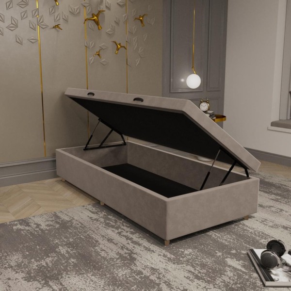 Base Box Baú 88cm Suede Multi JSW