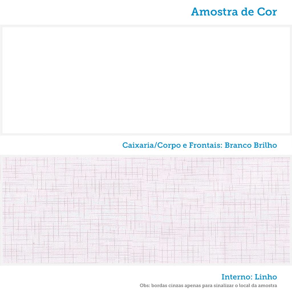 Encontraproduto.com.br - Quarto de Bebê Completo com Berço Mini Cama e Guarda-Roupa 100% MDF Elô New Móveis Peroba