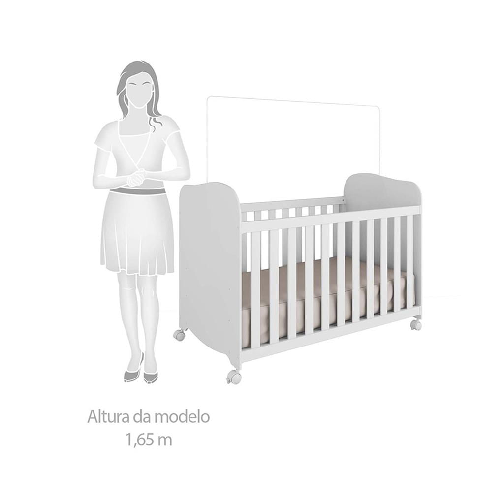 Encontraproduto.com.br - Quarto de Bebê com Berço e Guarda Roupa Uli Junior Móveis Peroba