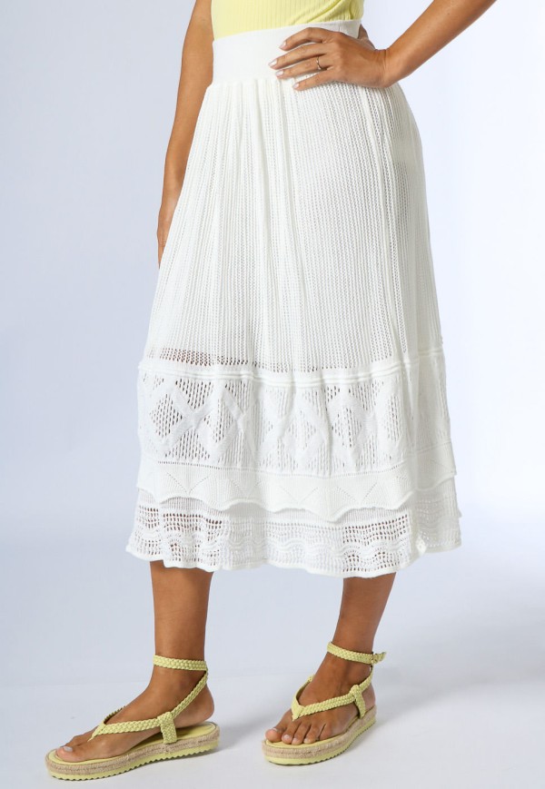 Encontraproduto.com.br - SAIA MIDI TRICOT OFF WHITE