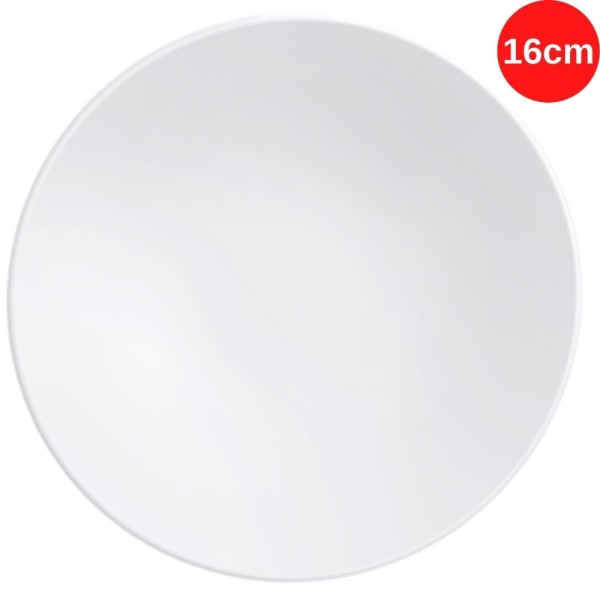 Prato de Pao em Porcelana Branca 16cm Barbara Tramontina