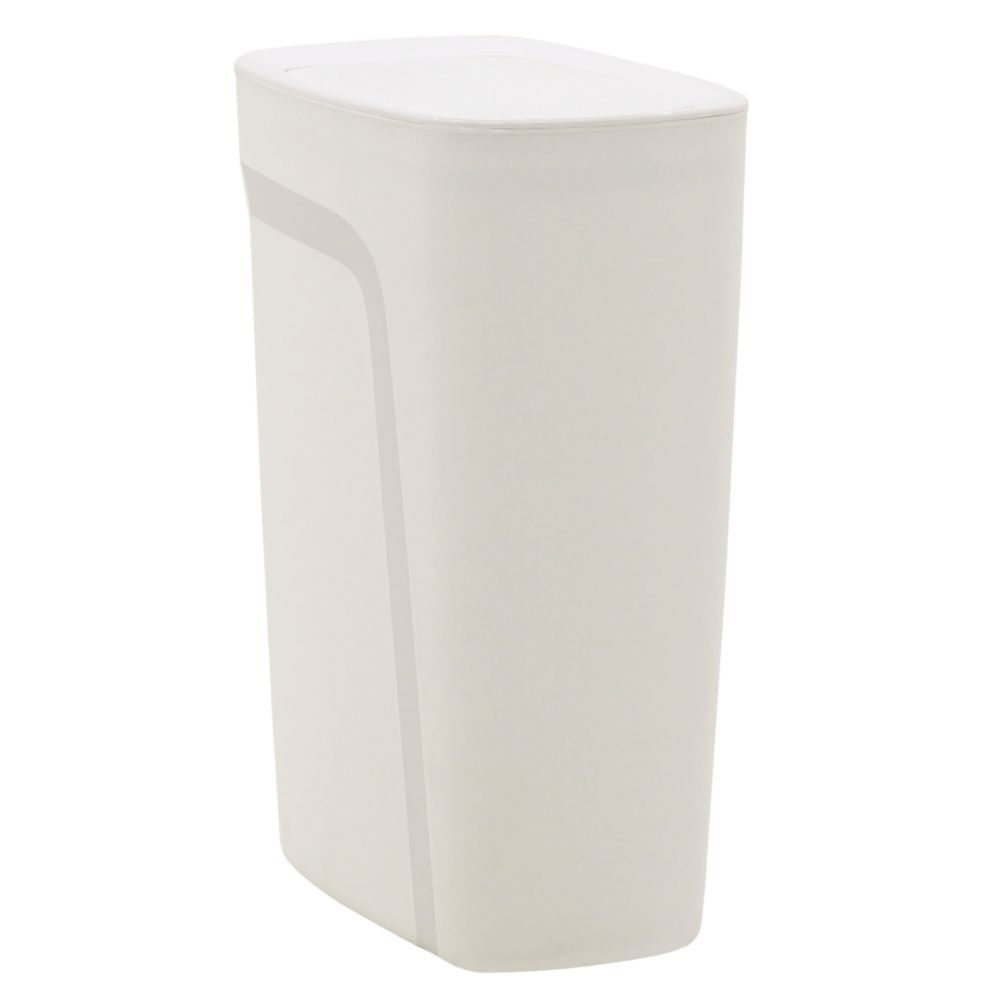 Encontraproduto.com.br - Lixeira Plástica Compact Click Branco 10.5l Tramontina
