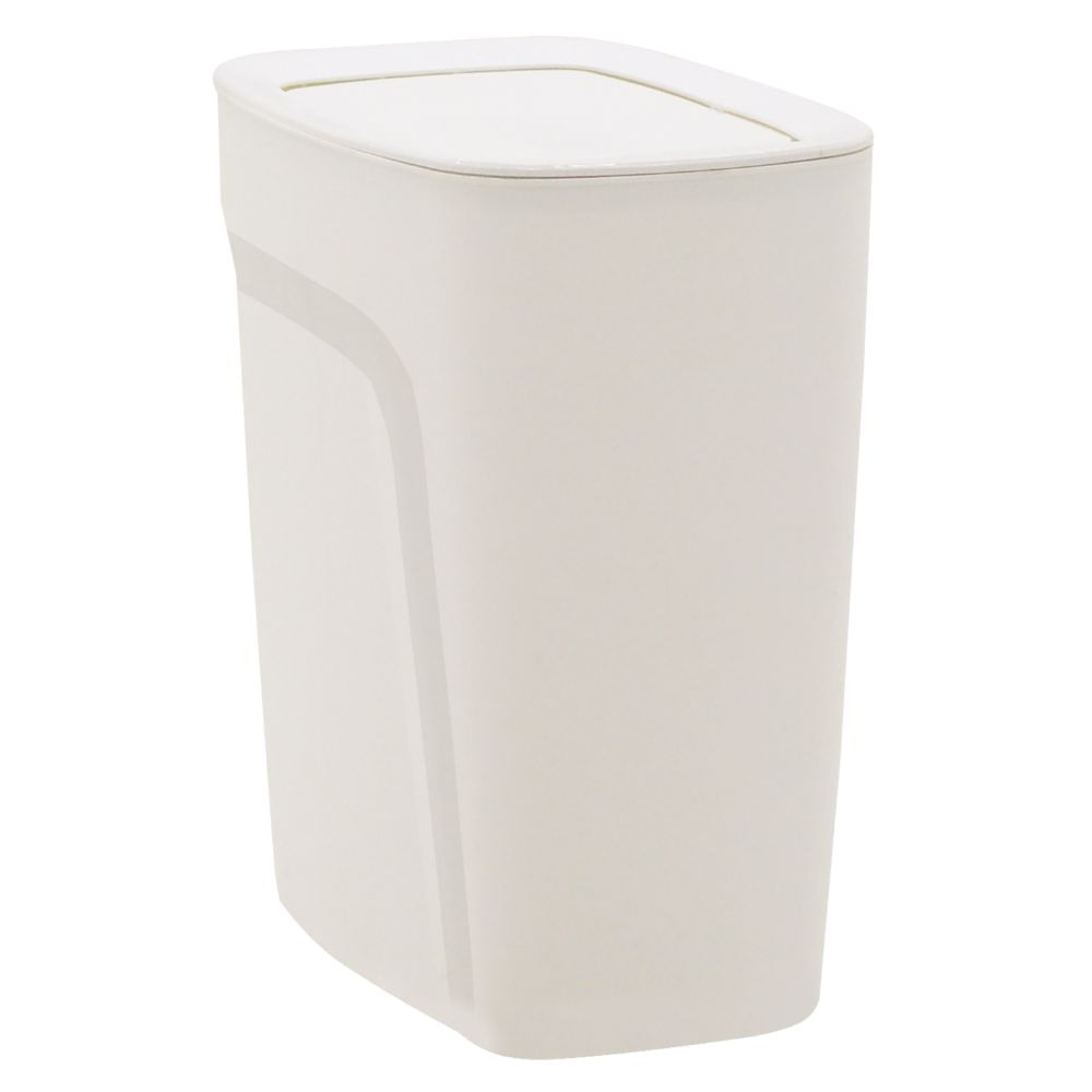 Lixeira Plástica Compact Basculante Branco 8.5l Tramontina