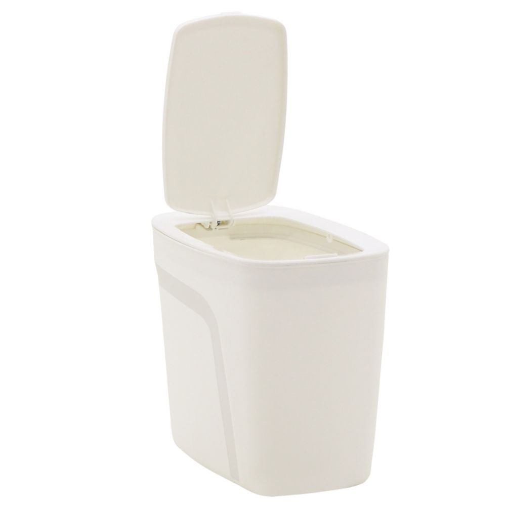 Lixeira Plástica Compact Click Branco 6.5l Tramontina