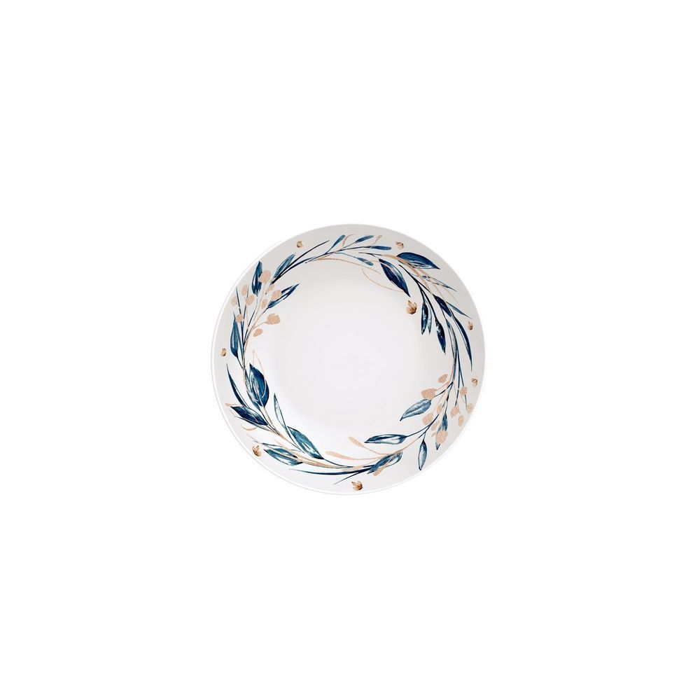 Prato Fundo Tramontina Ana Flor Em Porcelana Decorada 22 Cm Tramontina