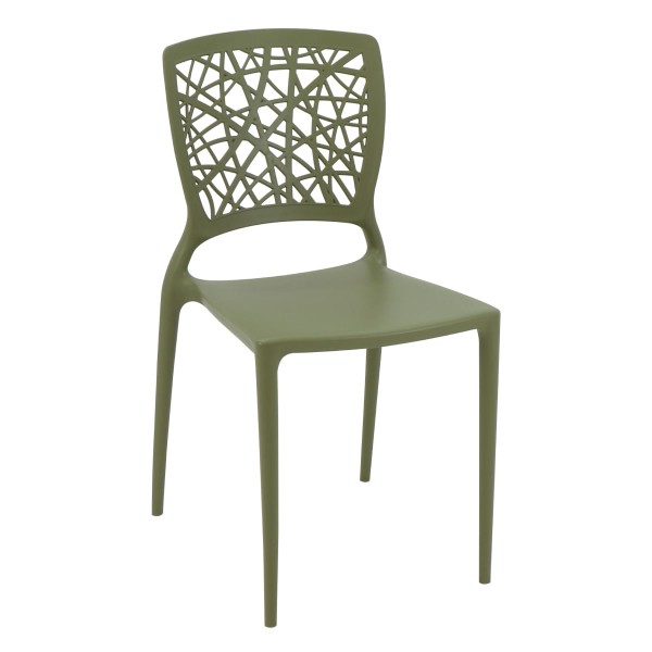 Encontraproduto.com.br - Cadeira Joana Verde Oliva Tramontina 92058/027