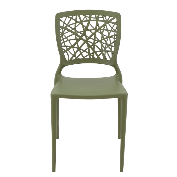 Encontraproduto.com.br - Cadeira Joana Verde Oliva Tramontina 92058/027