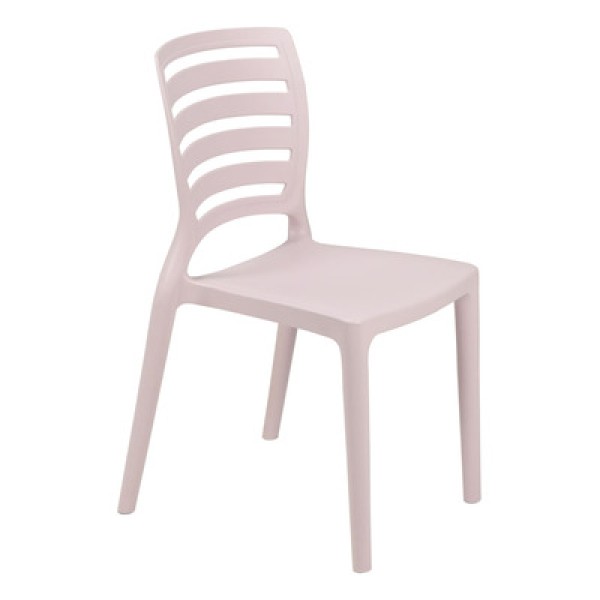 Cadeira Infantil Tramontina Sofia Empilhável em Polipropileno Rosa Pastel