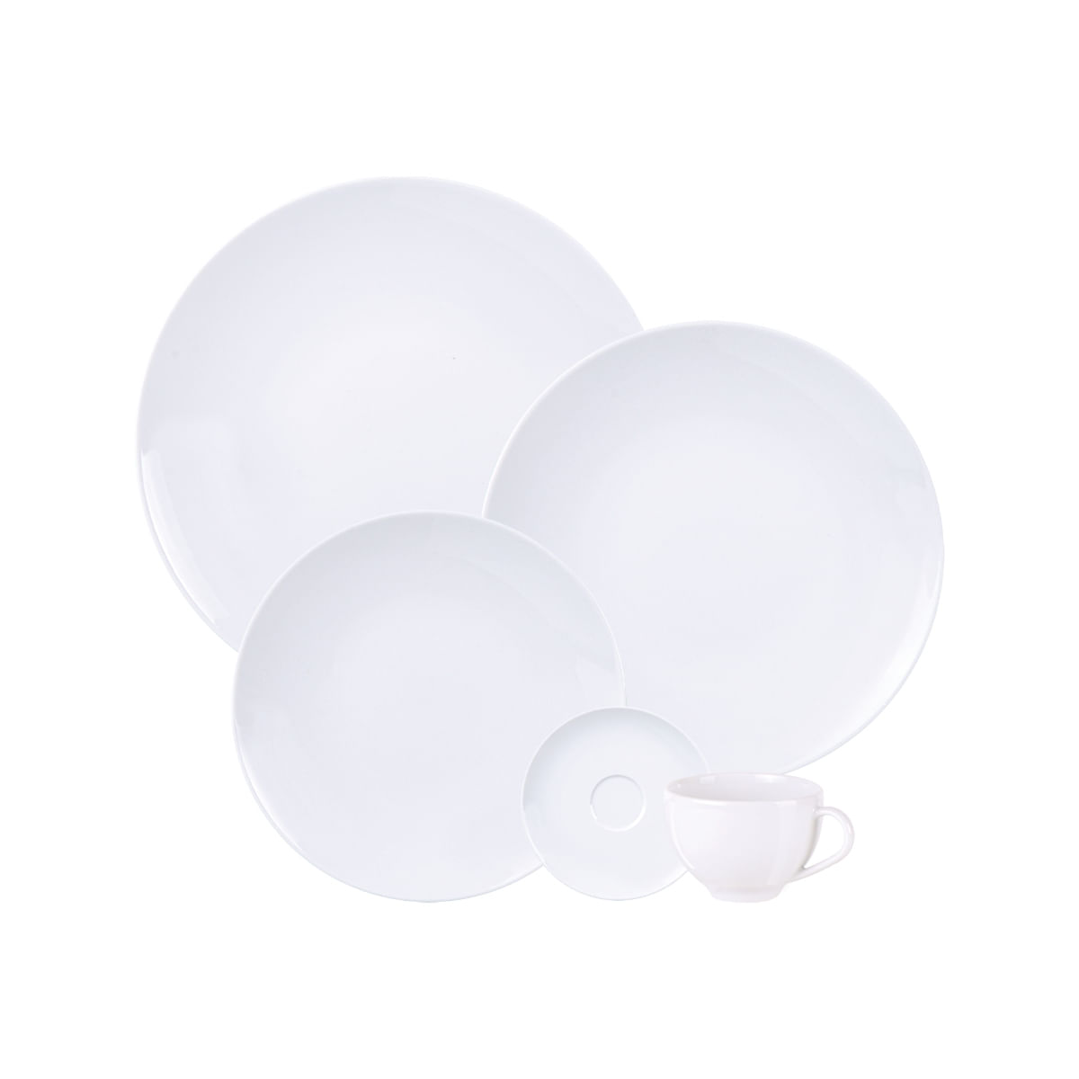 Encontraproduto.com.br - Aparelho de Jantar Tramontina Antonella em Porcelana 20 Peças OUTLET