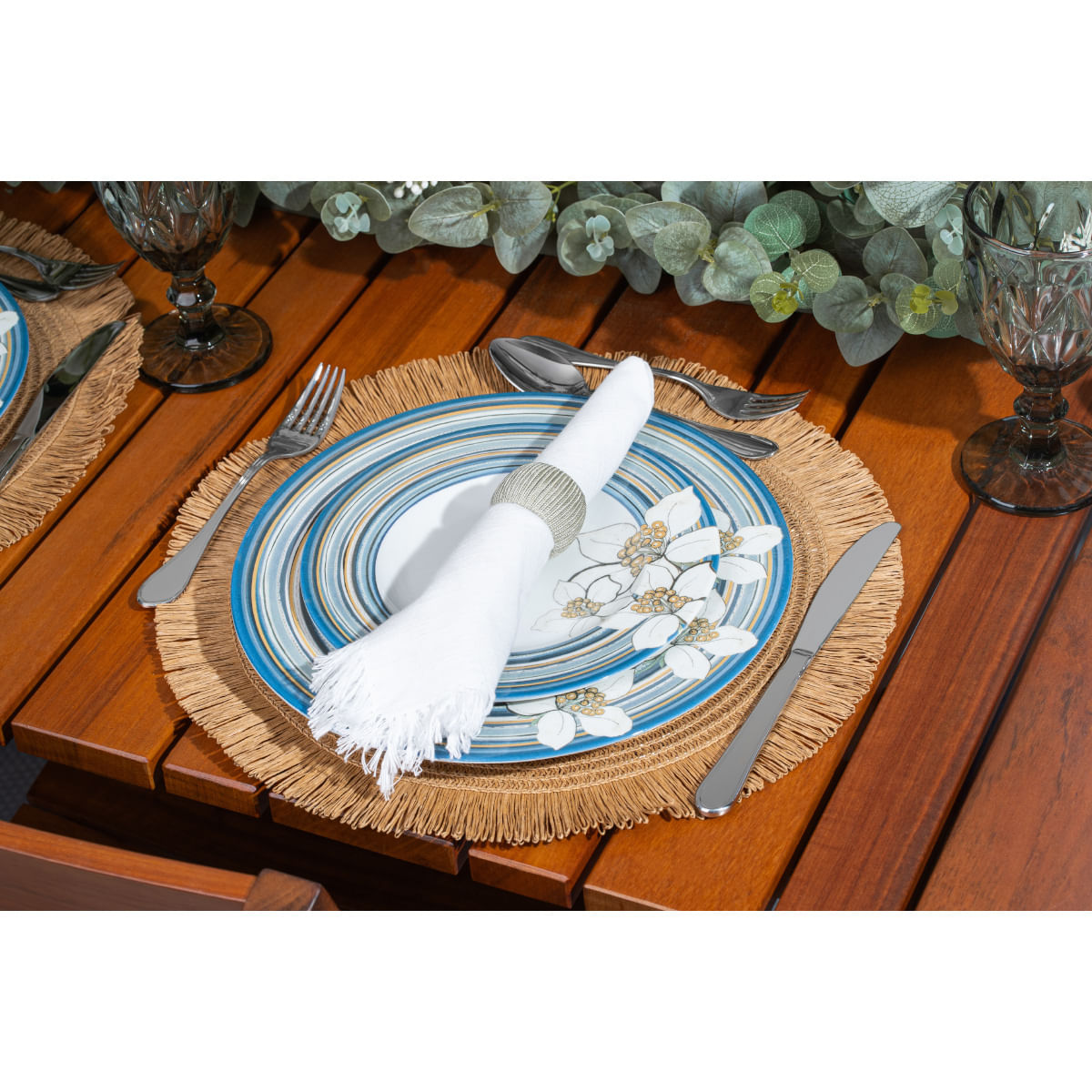 Encontraproduto.com.br - Aparelho de Jantar Tramontina Nix em Porcelana Decorada 20 Peças