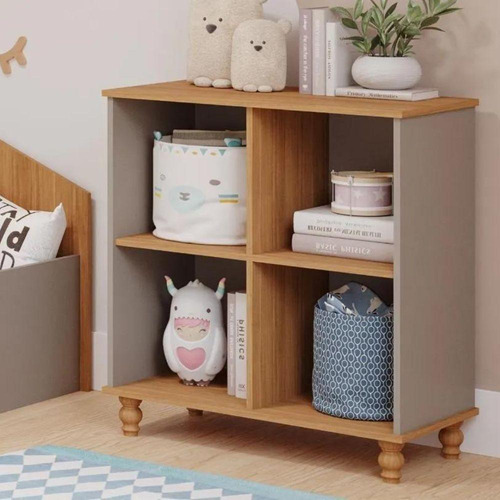 Estante Infantil Pequena Casinha Permobili Fendi/Nature Fendi/Nature