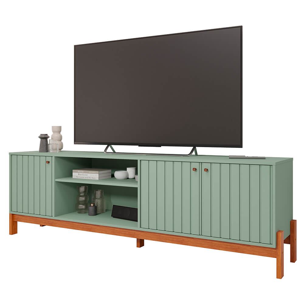 Bancada Permóbili Holanda 100% MDF - Salvia/Cinamomo