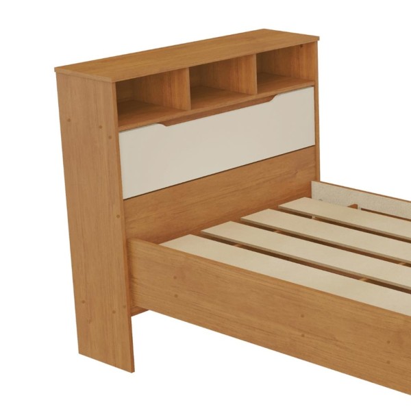 Encontraproduto.com.br - Cama Infantil Solteiro com Baú 2 Gavetas Ravena Conquista Móveis
