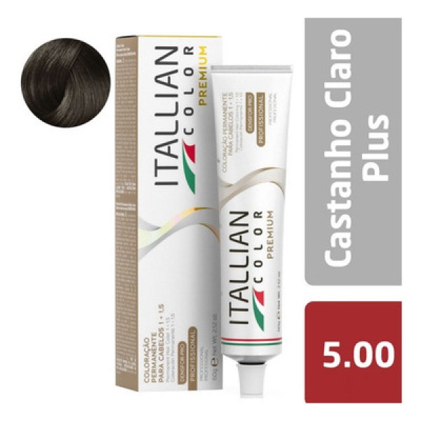 Coloração Itallian Premium Castanho Claro Plus 5.00