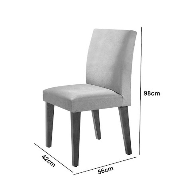 Encontraproduto.com.br - Mesa Olimpia 120 Mdf Vidro Canto Copo 4 Cadeiras Grecia