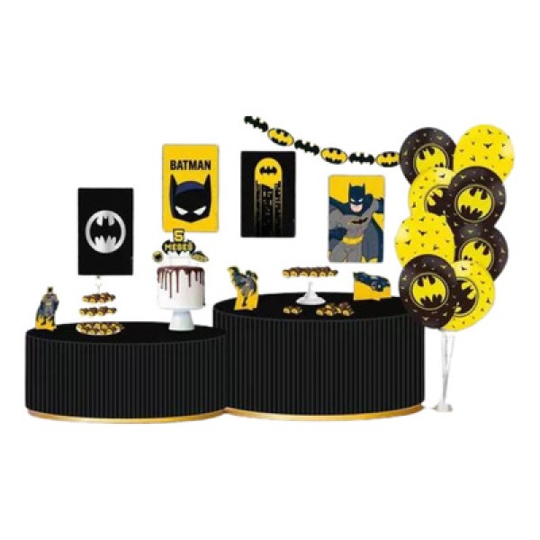 Encontraproduto.com.br - Kit Mesversário Festcolor Batman Geek (MP)