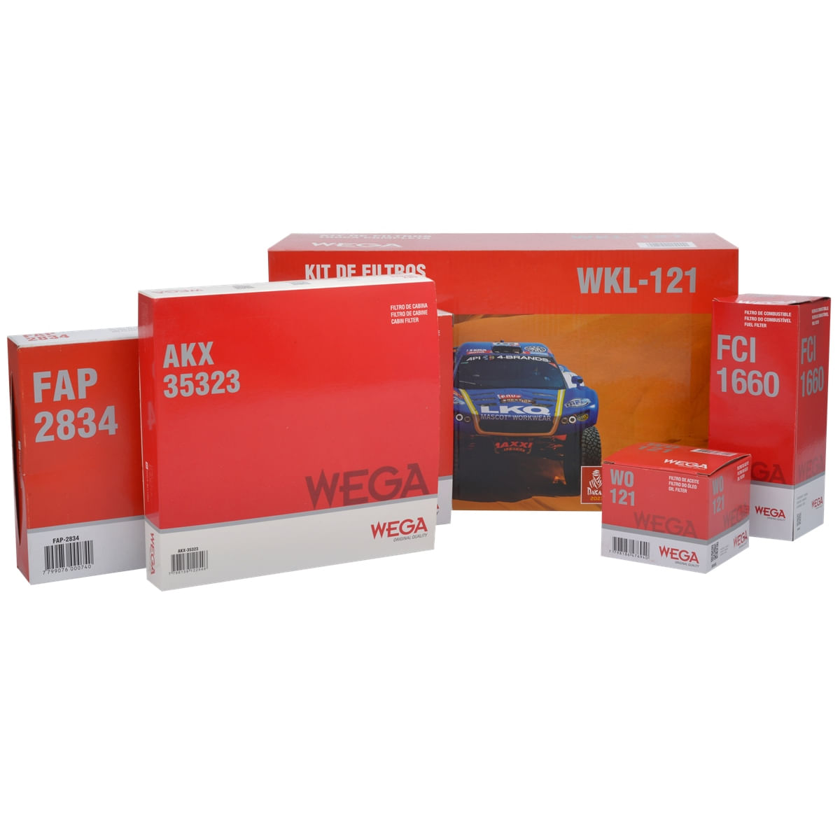 Encontraproduto.com.br - Kit de Filtros Wega Fiat Pulse 1.3 4c 16v Flex Fastback 1.3 4c 16v 2022 em diante