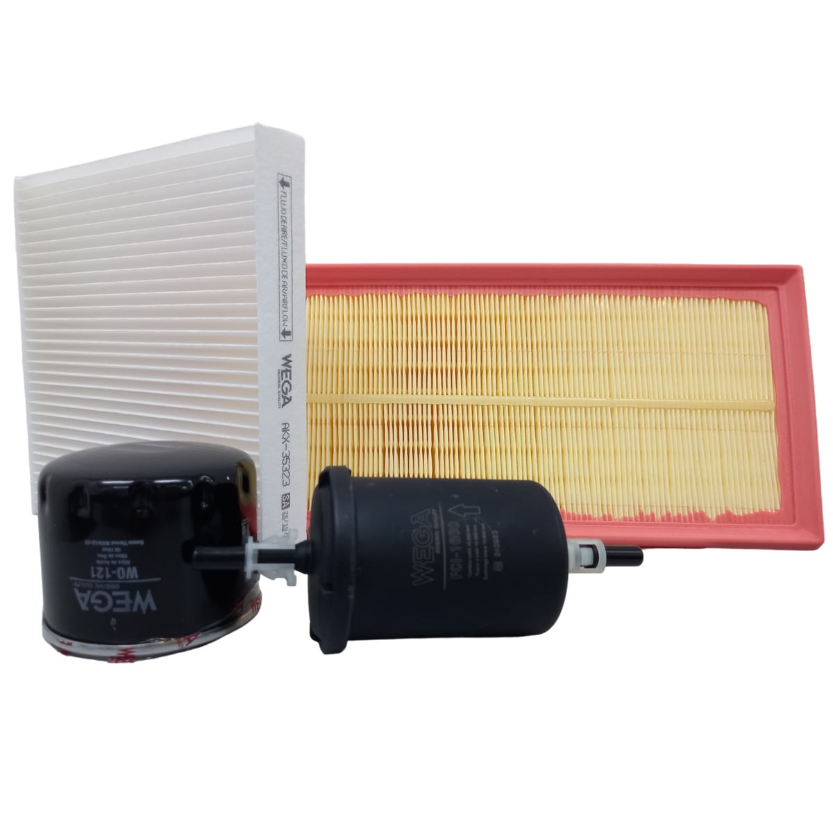 Encontraproduto.com.br - Kit de Filtros Wega Fiat Pulse 1.3 4c 16v Flex Fastback 1.3 4c 16v 2022 em diante
