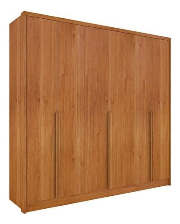 Guarda Roupa Casal 6 Portas 100% MDF Fortuna Tcil