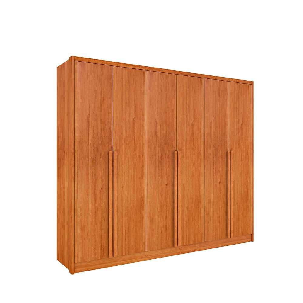 Guarda-Roupa Casal Poenia 6 PT 6 GV Cinamomo