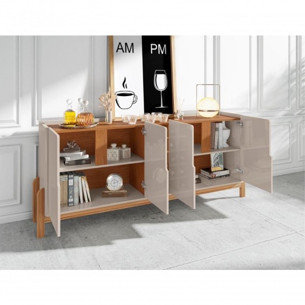 Encontraproduto.com.br - Buffet Adega Ranger Off White Cedro
