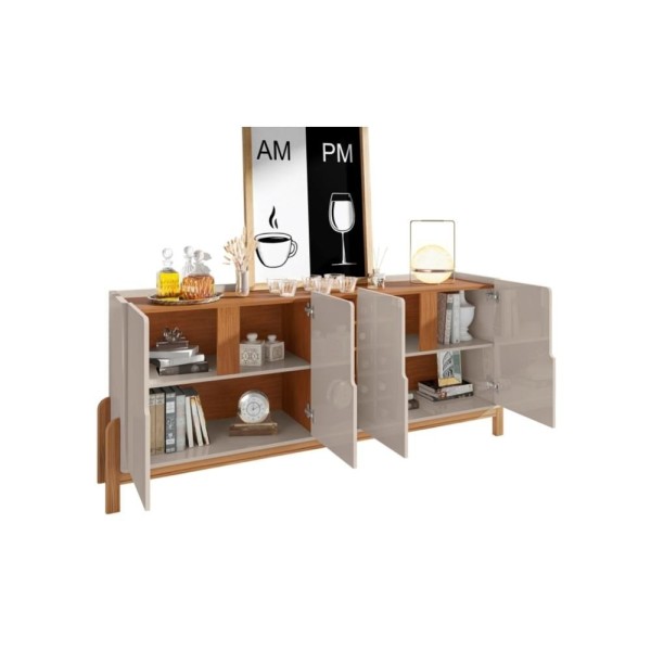 Encontraproduto.com.br - Buffet Adega Ranger Off White Cedro