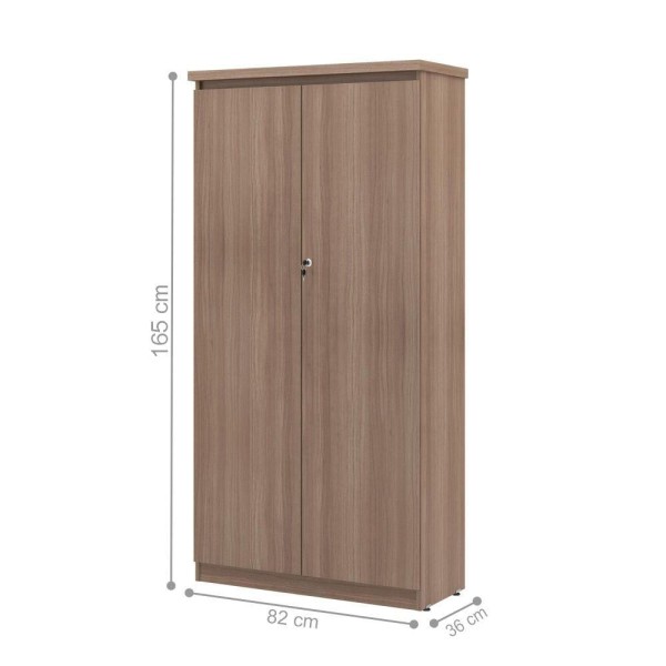 Encontraproduto.com.br - Mesa De Escritorio Com Armário 2 Portas Pampulha Montana