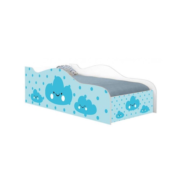Encontraproduto.com.br - Mini Cama Fun Nuvens Meninos