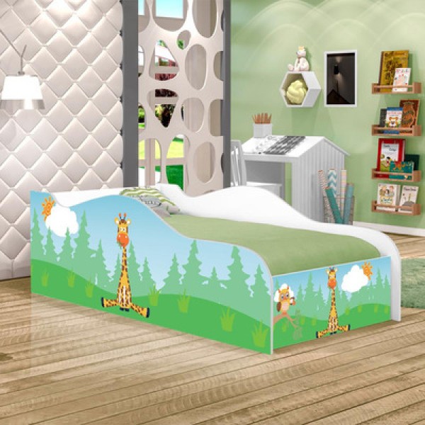 Encontraproduto.com.br - Mini Cama Fun Girafa E Coruja