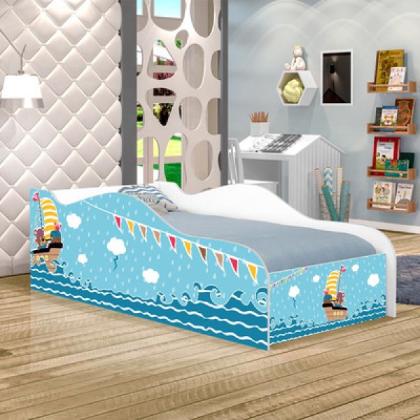 Encontraproduto.com.br - Mini Cama Fun Ursinhos Pirata