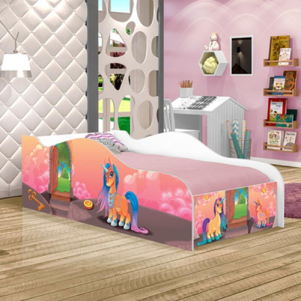 Encontraproduto.com.br - Mini Cama Fun Unicórnio Mágico