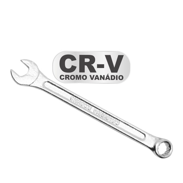 Encontraproduto.com.br - Chave Combinada Profissional 7 mm Cromo Vanádio Tradestar