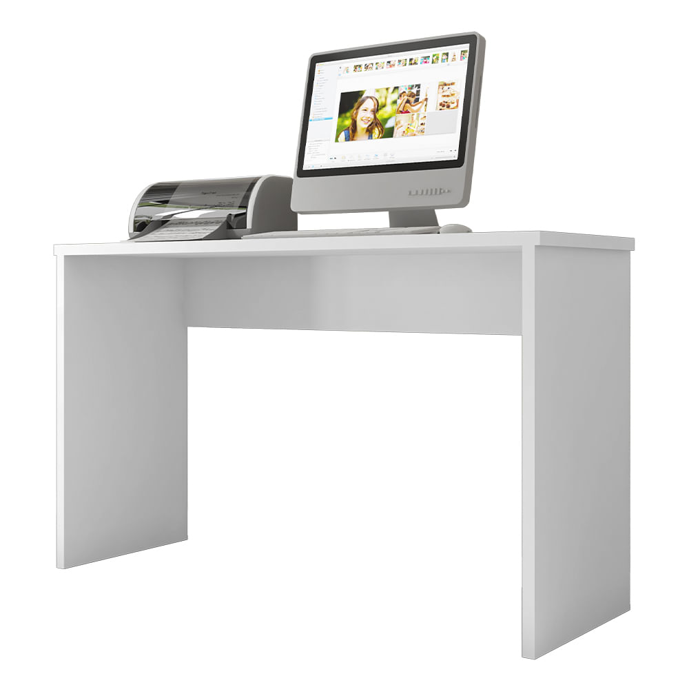 Mesa Para Escritório Parati L01 Branco - ADJ DECOR