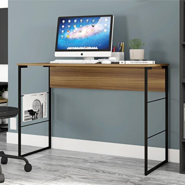 Encontraproduto.com.br - Mesa Para Computador Office Viena 1.2 Preto Mel
