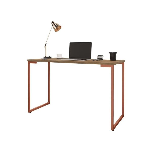 Encontraproduto.com.br - Mesa De Computador Office 120 Castanho Cobre