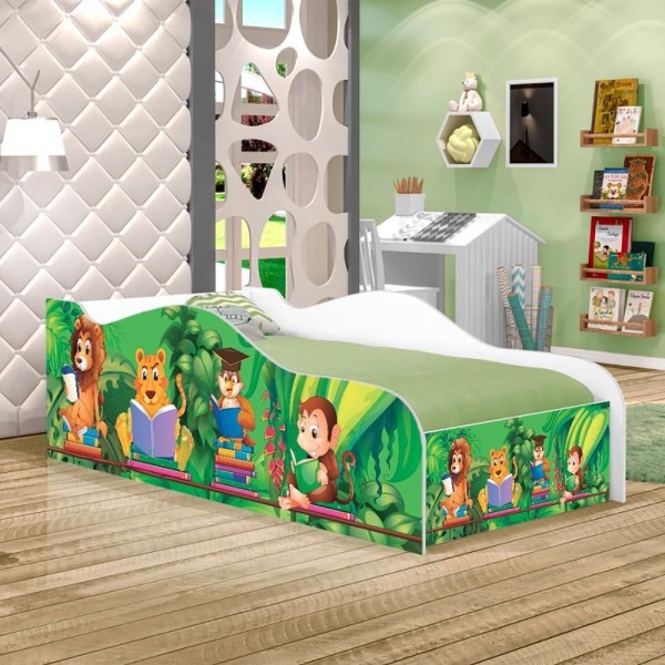 Cama Like Livro Na Floresta Solteiro