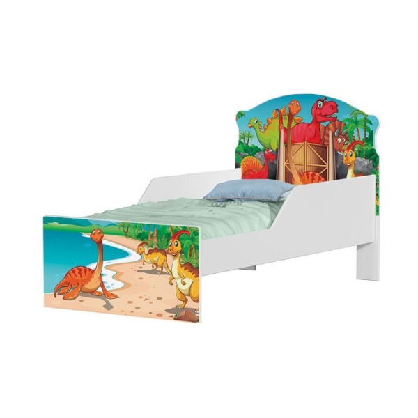 Encontraproduto.com.br - Cama Infantil Mundo Dos Dinos Com Colchão