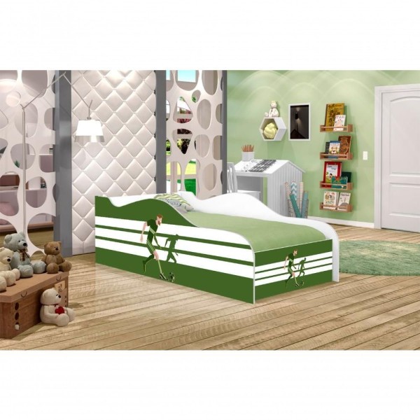 Encontraproduto.com.br - Mini Cama Like Atacante Futebol Infantil Com Colchão