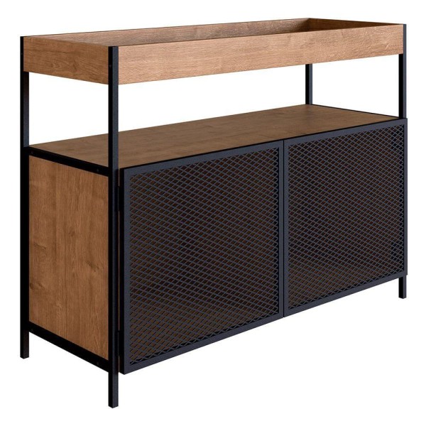 Buffet Bar New Vermont E Preto 100 Cm - Drossi
