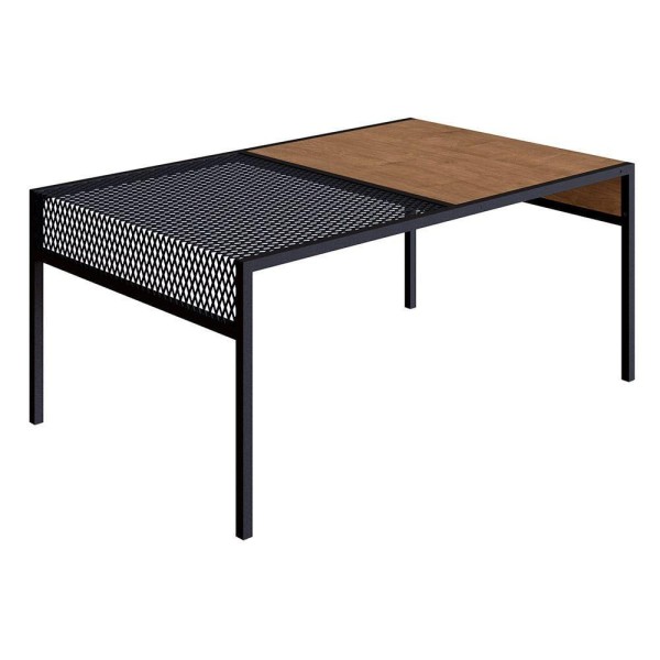 Encontraproduto.com.br - Mesa De Centro New Vermont E Preto 80 Cm - Drossi