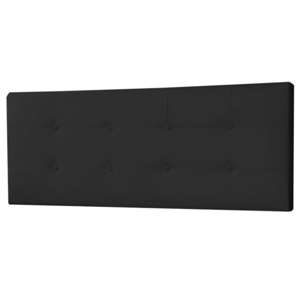 Cabeceira Painel Casal 1,40m Berlim Suede Preto