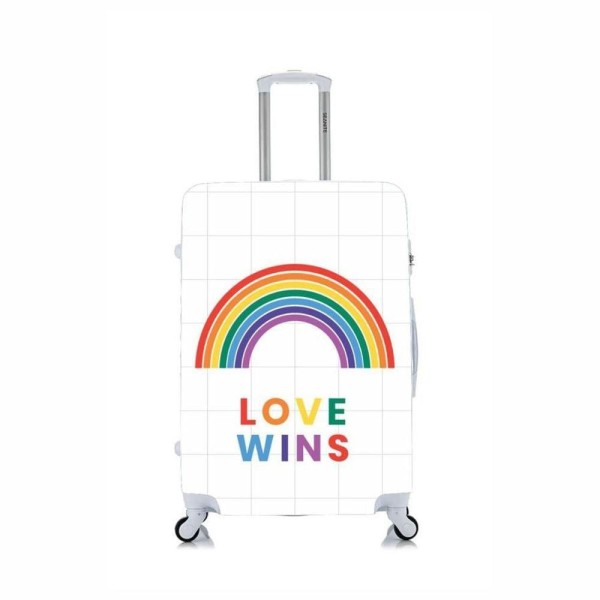 Capa Protetora Mala Media Love Wins Branco