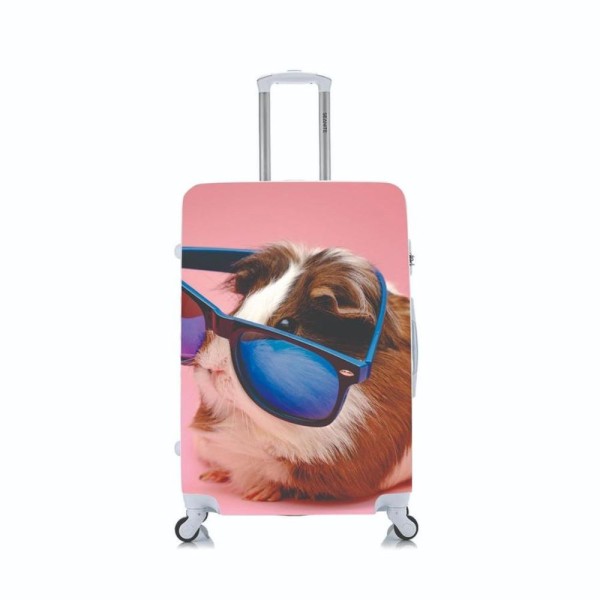 Encontraproduto.com.br - Capa Protetora Para Mala Viagem Personalizada Grande Hamster