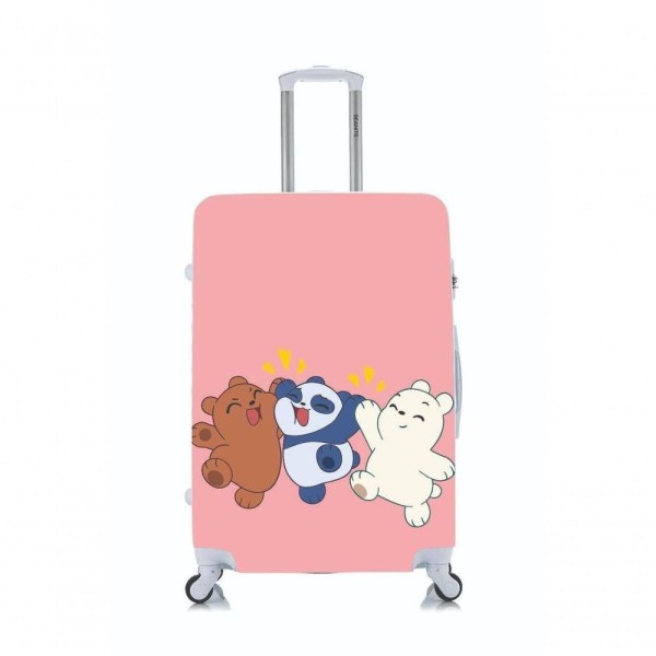 Capa Protetora Para Mala Média Trio Urso Sem Curso