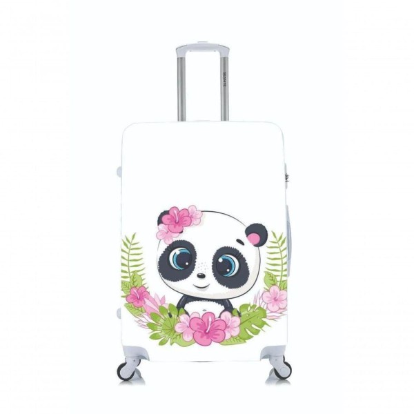 Encontraproduto.com.br - Capa Protetora Para Mala Viagem Personalizada Grande Panda