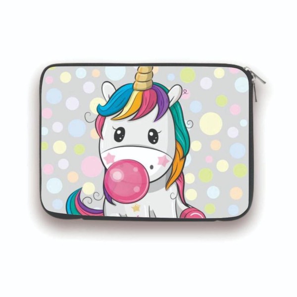 Encontraproduto.com.br - Capa Case Notebook 14 Personalizado Unicórnio