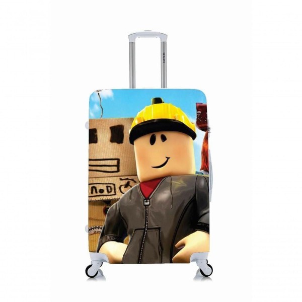 Encontraproduto.com.br - Capa Protetora P/ Mala Viagem Média Amigos Roblox