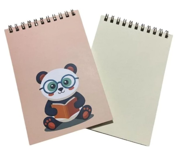 Encontraproduto.com.br - Bloco De Anotações Panda Óculos 50 Folhas 10x15cm Dessin